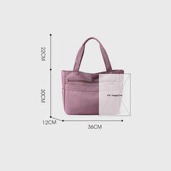 Simple Casual Nylon Tote Bag for Women – Everyday Shopping Handbag - VOTVO