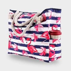 Summer Beach Bag for Women | Printing Canvas Large Capacity Handbag