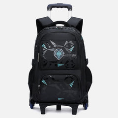 Rolling Wheels Backpack for Teens & Students – Multifunctional Travel Bookbag with Adjustable Straps - VOTVO