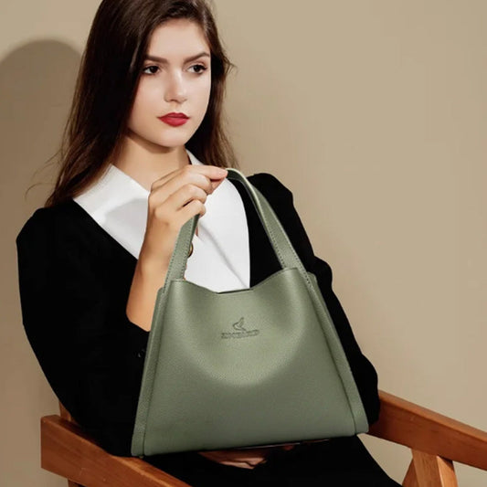 Handtasche aus geprägtem weichem Leder – Stilvolles, vielseitiges und zeitloses Design