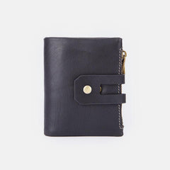 Multifunctional Double Zipper Vintage Wallet – Stylish and Practical - VOTVO