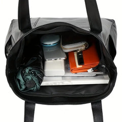 Solid color simple Large Capacity Tote Bag