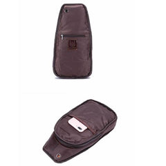 Men's Genuine Leather Sling Bag – Vintage Crossbody Backpack, Waterproof and Durable - VOTVO