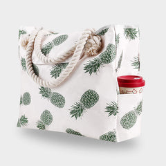 Summer Beach Bag for Women | Printing Canvas Large Capacity Handbag