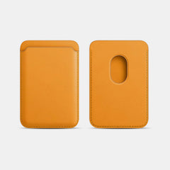 Portable Magnetic Suction Leather Card Holder Wallet for iPhone