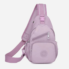 Sling Bag for Women | Multi-Pocket Waterproof Canvas Daily Shopping Backpack