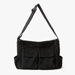 Multi - Pocket Canvas Crossbody Bag for Women | Retro Lightweight Shoulder Bag - VOTVO