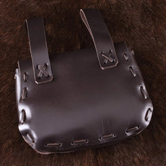 Medieval Leather Bag Pouch – Portable Coin Purse Belt Holster Waist Bag - VOTVO