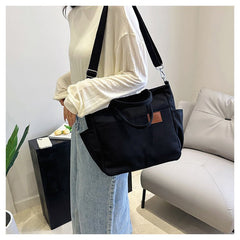 Simple Tote Bag for Women – Daily Portable Canvas Crossbody Bag - VOTVO