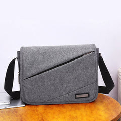 Waterproof Men’s Canvas Messenger Bag - Small Laptop Crossbody Bag - VOTVO