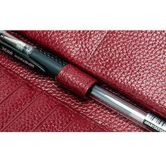 Women's Genuine Leather Vintage Wallet - Stylish and Functional Zip Closure Wallet