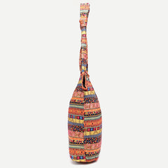 Large Capacity Canvas Shoulder Bag for Women – Colorful Crossbody Handbag