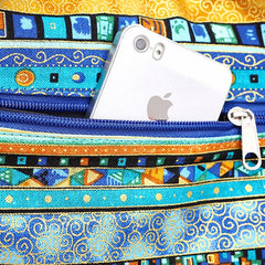 Large Capacity Canvas Shoulder Bag for Women – Colorful Crossbody Handbag