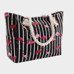 Summer Beach Bag for Women | Printing Canvas Large Capacity Handbag