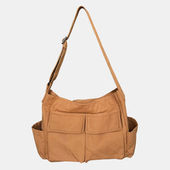 Multi - Pocket Canvas Crossbody Bag for Women | Retro Lightweight Shoulder Bag - VOTVO