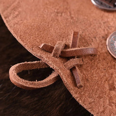Medieval Leather Bag Pouch – Portable Coin Purse Belt Holster Waist Bag