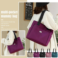 Lightweight, waterproof nylon shoulder bag