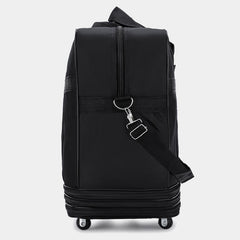 Multifunctional Large Capacity Rolling Tote Crossbody Handbag for Travel – Versatile Nylon Tote Bag