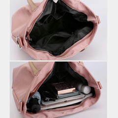 Large Capacity Lightweight Waterproof Casual College Style Handbag Crossbody Bag for Women