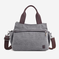 Women's Canvas Hobo Handbag – Multi - Pocket Shoulder Tote & Crossbody Bag - VOTVO