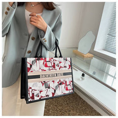 Large Capacity Canvas Tote for Women – Daily Commuter Handbag