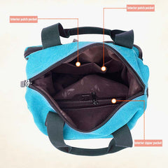 Large Capacity Durable British Style Canvas Tote Bag for Women – Stylish and Practical for Shopping, Travel, and Everyday Use