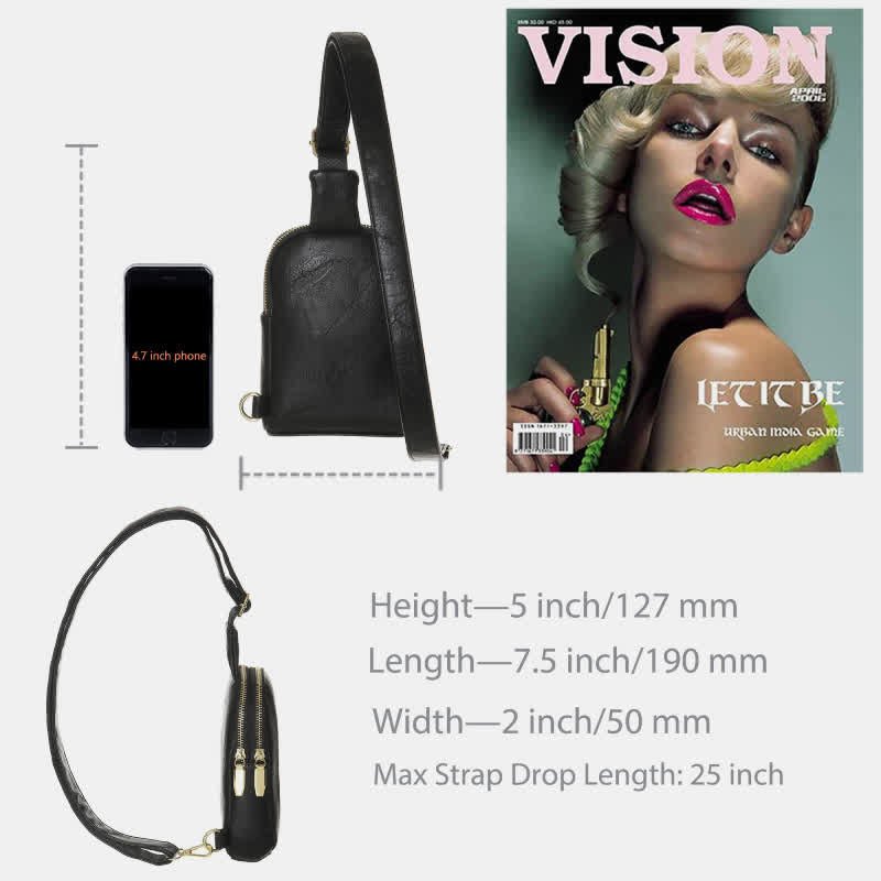 Small Crossbody Sling Bag for Women – Compact & Stylish Chest Bag - VOTVO