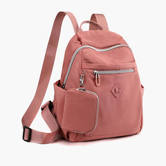Women’s Nylon Backpack with Small Coin Purse – Casual Travel Daypack Handbag
