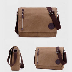 Canvas-Umhängetasche für Herren, Reisetasche, wasserabweisend, Umhängetasche