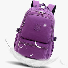 Lightweight Waterproof Backpack – Large Capacity Multi-Pocket Casual Daypack