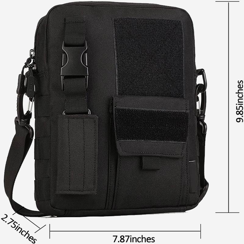 Waterproof Casual Outdoor Messenger Bag for Men – Adjustable Strap, Zipper Closure - VOTVO