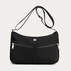 Solid Nylon Crossbody Bag for School & Travel – Simple & Stylish Purse