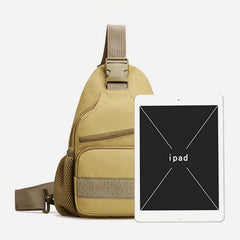 Sling Bag for Men – Canvas Casual Sports Large Chest Bag