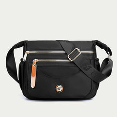 Women’s Minimalist Nylon Crossbody Bag – Water-Resistant Lightweight Daypack