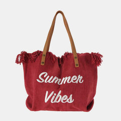 Canvas-Einkaufstasche – extra große Sommer-Schulterhandtasche