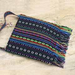 Folk Custom Shoulder Bag for Women – Vintage Embroidery Canvas Crossbody Bag