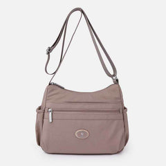 Multiple Color Crossbody Purse for Women - Large Nylon Commuter Bag