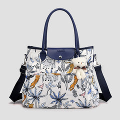 Tote Bag For Women Multi-Pocket Large Capacity Portable Mommy Bag