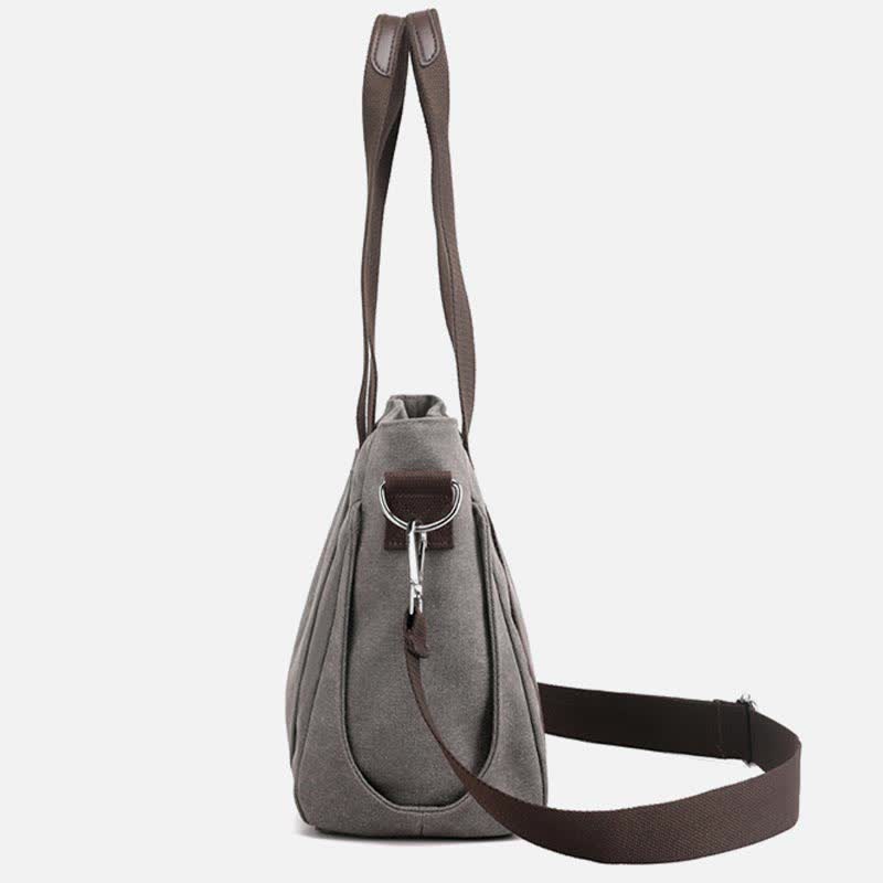 Women's Canvas Tote Shoulder Handbag – Casual Crossbody Purse Work Bag - VOTVO