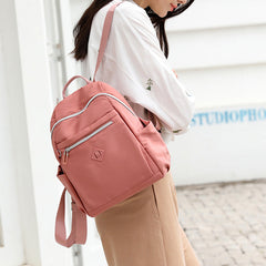 Women’s Nylon Backpack with Small Coin Purse – Casual Travel Daypack Handbag