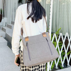 Vintage Leisure Tote Bag for Women – Canvas Crossbody Commuter Shoulder Bag