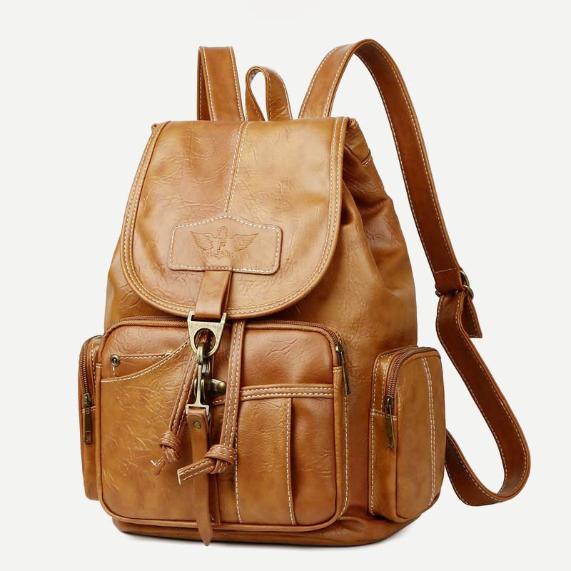 Vegan Leather Backpack for Women – Vintage Casual Daypack Purse for Ladies & Girls - VOTVO