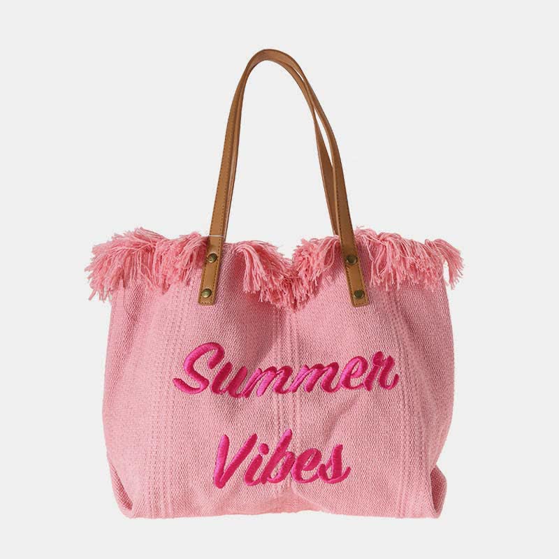 Bolso de lona - Bolso de hombro extragrande de verano