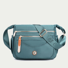 Women’s Minimalist Nylon Crossbody Bag – Water-Resistant Lightweight Daypack