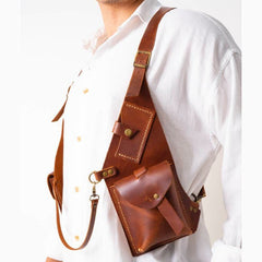 Medieval Underarm Shoulder Holster Phone Bag Wallet Pocket Card Holder - VOTVO