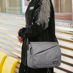 Waterproof Men’s Canvas Messenger Bag - Small Laptop Crossbody Bag - VOTVO