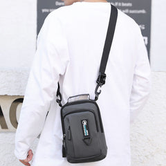 Practical Crossbody Sling Bag for Men – Waterproof Travel Satchel Purse