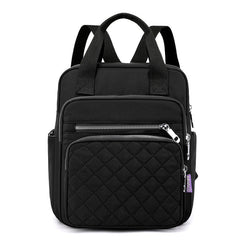 Quilted Backpack Stylish Shoulder Bag for Women Traval Casual Purses