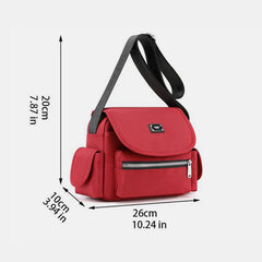 Waterproof Lightweight Large-Capacity Casual Crossbody Bag for Women