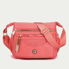 Women’s Minimalist Nylon Crossbody Bag – Water-Resistant Lightweight Daypack